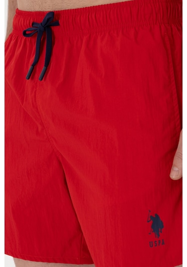 U.s. Polo Assn. Erkek Kırmızı Deniz Şortu 50300032-vr030 Kırmızı
