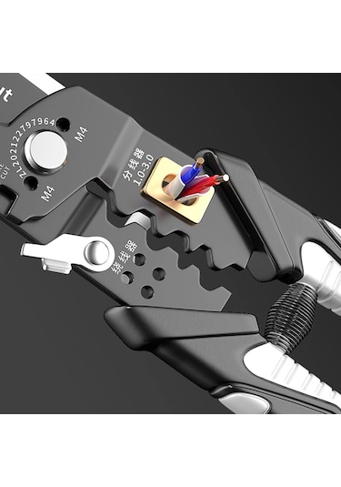 Teltree 25 Fonksiyonlu Profesyonel Kablo Soyma Pensesi - Çok Amaçlı, Ergonomik Ve Dayanıklı Elektrikçi Aleti