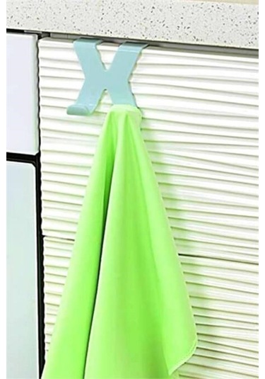 Ollevra Hang İt Pratik Kolay Taşımabilir Havlupan 2 Kancalı Banyo Askısı Beyaz