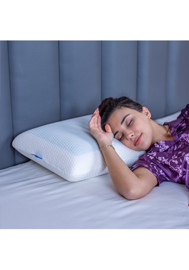 SimpleThePillow Jelli Klasik Visco Yastık Memory Foam Boyun Yastığı Hafızalı Yastık 60*40*15