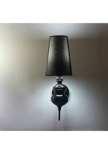 Basit Modern Çalışma Oturma Odası Yatak Odası Başucu Lambası Moda Yaratıcı Koridor Koridor Fuaye Duvar Lambası, Boyut: S Siyah Siyah