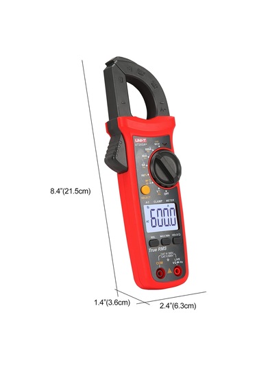 Unı-t Ut202a+ Pens Metre Profesyonel Dijital Ampermetre Pense Ncv Otomatik Aralığı Multimetre Pilsiz