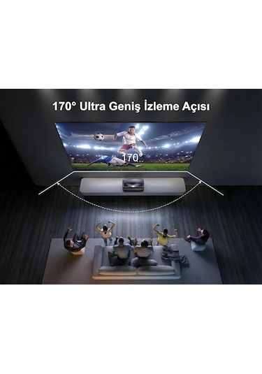 Proscreen Pro Serisi 300x169 Cm Alr Fixed Frame Perde