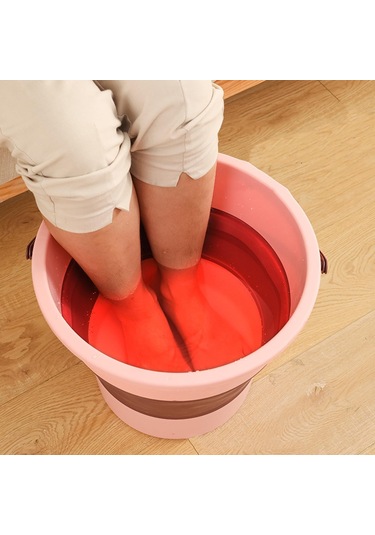 Suntek Katlanabilir Kova Pembe 10 L Pembe