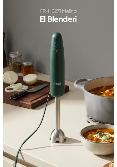 Fressi FR-HB271 1500 W Paslanmaz Çelik Bıçaklı Turbo El Blender