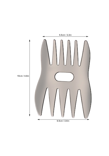 Yifomall Çift Taraflı Saç Şekillendirme Tarağı - Saç Masajı Ve Kolay Stil İçin Plastik Tarak