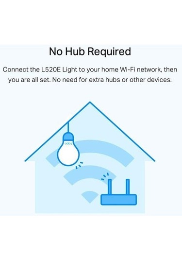 Tapo L520E Tapo Akıllı Wi-Fi Ampul, Gün Işığı ve Işık Şiddeti Ayarlanabilir