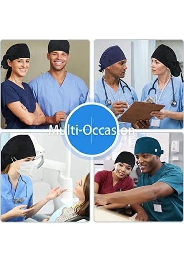 Trendooze Ayarlanabilir Düğmeli Şapka, Pamuklu Çalışma Kapağı, Ter Bandı Ve Kravat Arka Şapka
