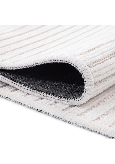Riva-1701a-krem- Yumuşak Dokulu Leke Tutmayan Modern Halı Kilim