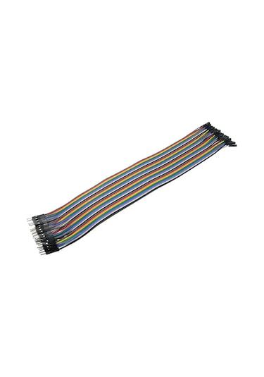 30cm 40 Pin Erkek Dişi Dupont Kablo Ayrılabilir 2.54mm 10 Renk Breadboard Atlama Kablosu Jumper Tes