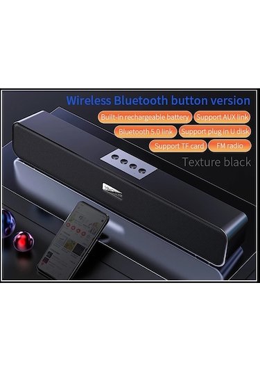 Butu Yındıao A36 ABS Masaüstü Bluetooth Hoparlör