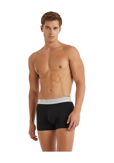 Erkek Modal Elastan Boxer Silver 9302 Siyah