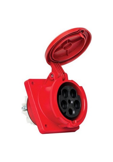 METE ENERJİ 406533 5X63A. Ip44 Makıne Prizi Eğik