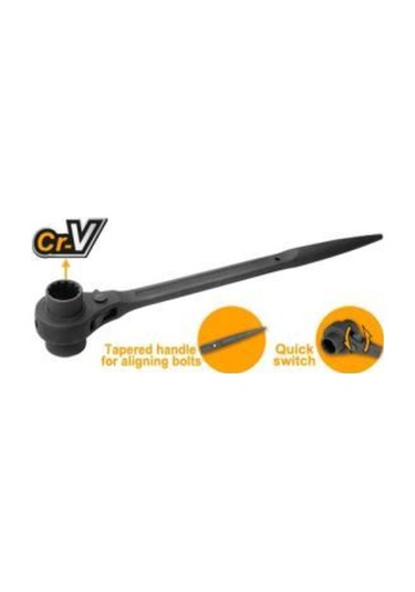 Ingco HRSTW17211 Çift Taraflı Lokma Anahtarı 17x21 MM