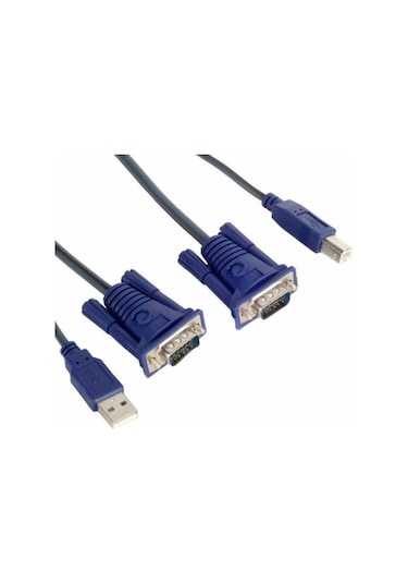 Usb Kvm Vga Kablosu Switch Bağlanti E/E - 1.5M