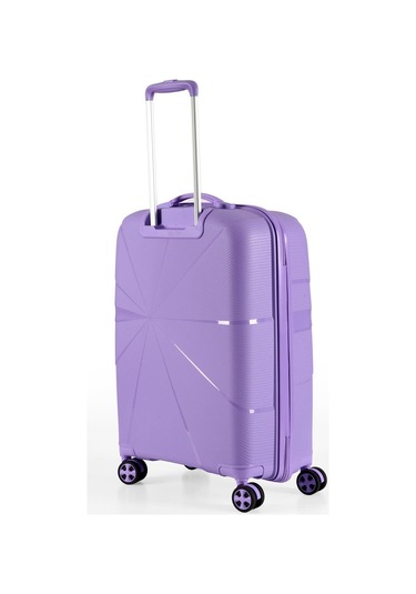 Ççs 5264 Polipropilen Büyük Boy Valiz Mor