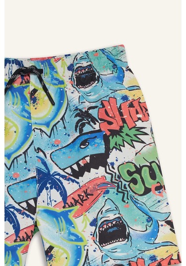 Defacto Erkek Çocuk Deniz Şortu F5856a825hser105 Ekru