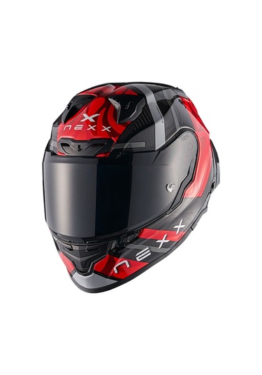 Nexx X.r3r Swırl Karbon Kırmızı Kask Kırmızı