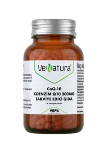 Venatura Coq-10 Koenzim Q10 200 Mg Takviye Edici Gıda 30 Kapsül