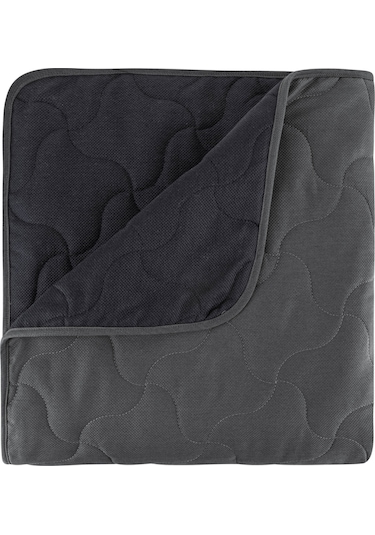 Menderes Home Cotton Collection Mı Çift Kişilik Yatak Örtüsü Gri - Siyah