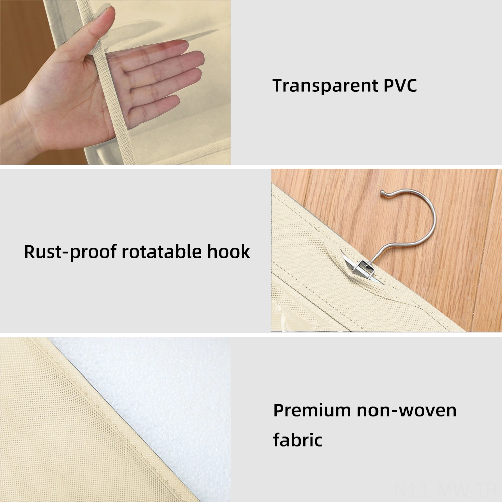 Moveevo Bej 4 Katlı 8 Cepli Çanta Düzenleyici, Növen Kumaş & Pvc, Döner Kanca, Görünür Tasarım, Dolap/kapı Asılı Ev Çanta Saklama Çantası Bej Moveevo Bej 4 Katlı 8 Cepli Çanta Düzenleyici, Növen Kumaş & Pvc, Döner Kanca, Görünür Tasarım, Dolap/kapı Asılı Ev Çanta Saklama Çantası Bej