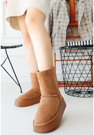 Sophia Taba Süet Bot Taba