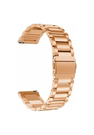 Adige Huawei Watch Gt 2 46mm Kordon Kayış Metal Sıralı Çelik 22/krd04