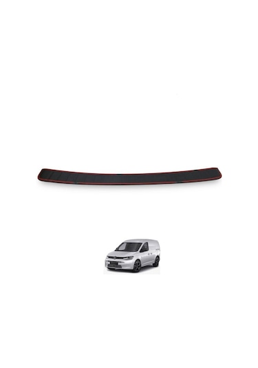 Volkswagen Caddy 2021+ Uyumlu Yedek Parça Arka Tampon Eşiği Mat