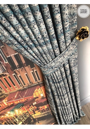 Fon Perde Taç Marka Ultra Dolgun Jakarlı Fonluk