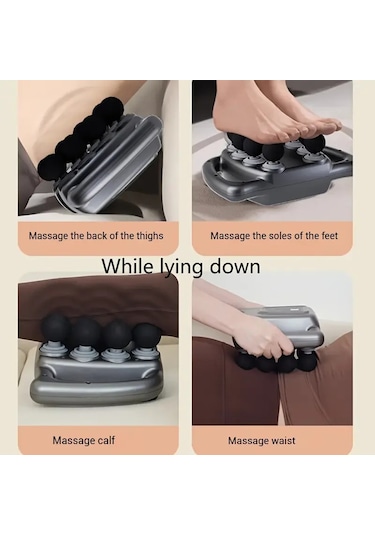 8 Başlıklı Şarjlı Isıtmalı Masaj Aleti 5332 Çok Renkli