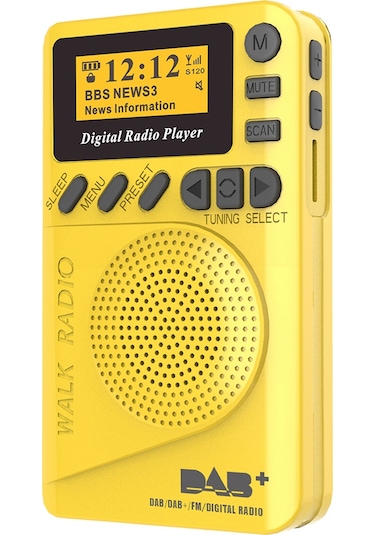 Cep Dab Dijital Radyo Mini Dab+ Dijital Radyo Mp3 Çalar Fm Radyo Lcd Ekran
