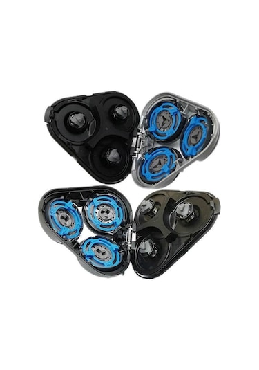 Philips S5000 S5370 S5571 S5420 S5140 S5078 S5077 S5050 S5082 Elektrikli Tıraş Makinesi İçin Yedek Başlık - Siyah