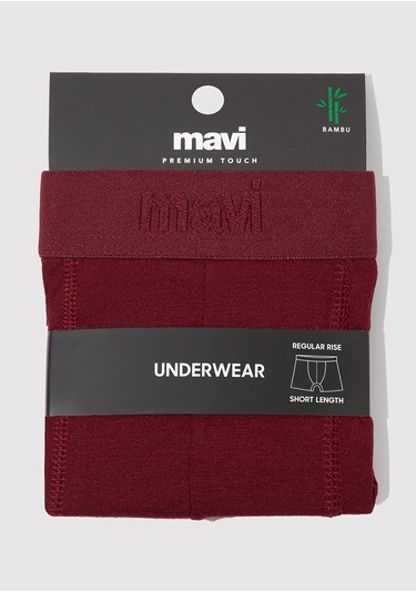 Mavi - Kırmızı Basic Boxer 0911853-85633 Kırmızı