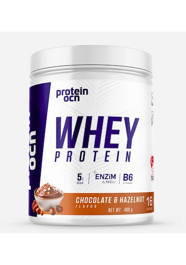 WHEY PROTEİN  Chocolate & Hazelnut  400 G- 16 Servis