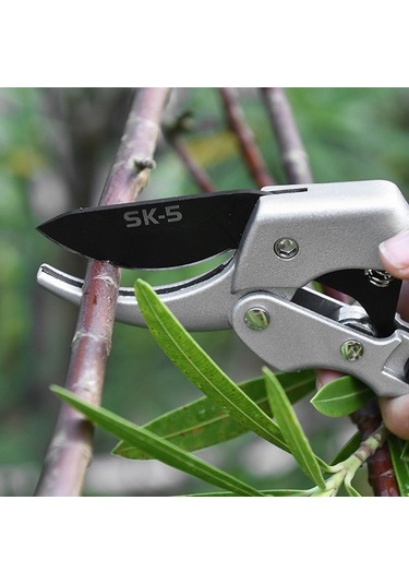 Qingmipy "bahçe Makası Sk-5 - Paslanmaz Çelik Budama Makası, Çiçek Ve Ağaçlar İçin Rahat Kullanım"