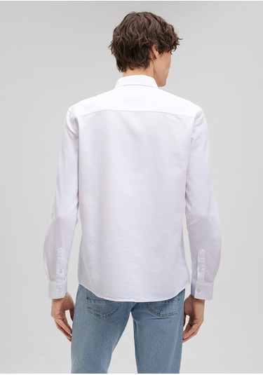 Mavi - Beyaz Gömlek 8810217-620 Beyaz