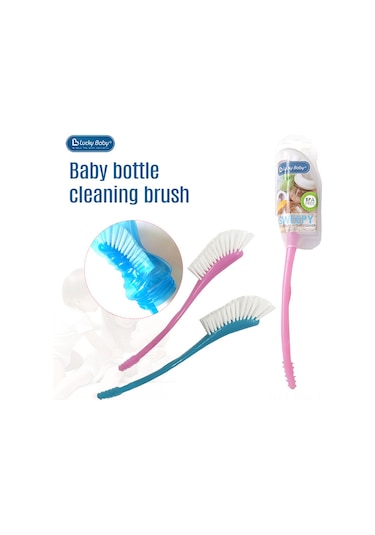 Tenfowee Bebek Biberon Fırçası - Nylon Yapılı, Pembe Renkli, 45x250mm Boyutlarında 1 Adet