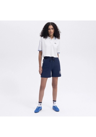 Ellesse Kadın Lacivert Pamuklu Şort Ef404-nv Lacivert