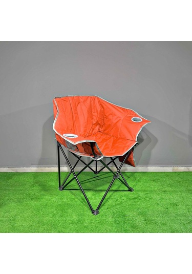 Argeus Nevgrande Comfort Katlanabilir Kamp Sandalyesi Turuncu