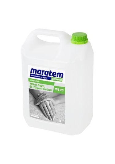 Maratem M105 Alkol Bazlı El Dezenfektan 5 L + Özel Vakumlu Paket 2 Adet