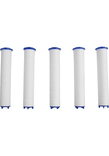 10 Adet Duş Başlığı Filtresi, 11,5 X 2,5 Cm 1/5 Pp Pamuk Filtre, El Duş Aksesuarları İçin Mini Taşınabilir Su Filtresi