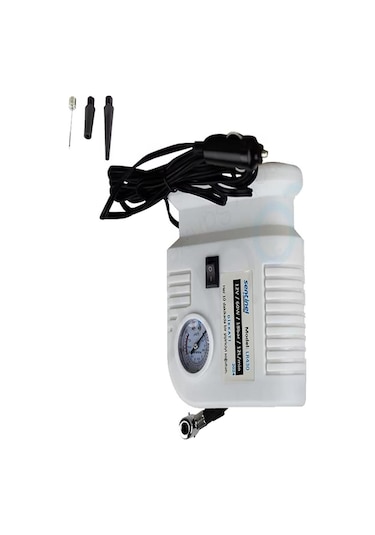 Araç Lastik Hava Kompresörü Saatli 12 V 260psı 12lt/dk