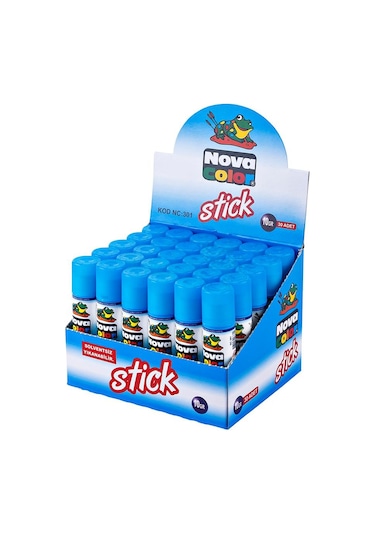Stick Yapıştırıcı Nova Color Katı Yapıştırıcı 10 gr 3 Adet