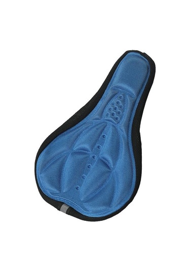 Mavi 1 Adet Bisiklet Eyer 3d Yumuşak Bisiklet Koltuğu Kaplaması Rahat Köpük Koltuk Minderi Bisiklet Eyer Bisiklet Bisiklet Aksesuarları Mavi
