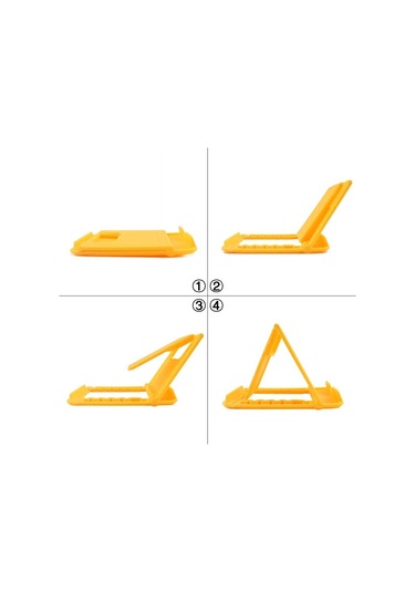 Kırmızı Evrensel Plastik Tutucu Masaüstü Standı Katlanabilir Telefon Ve Tablet Braketi Akıllı Telefon Için Şeker Renk Halkası