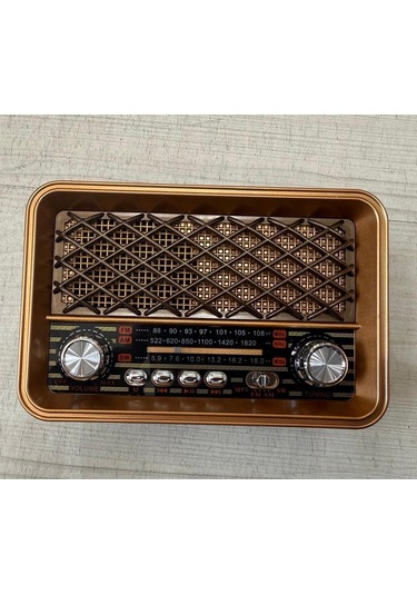 Fm Radyolu Led Işıklı Bluetooth Hoparlör Radyo Sd Kart Usb Girişli Mp3 Müzik Çalar