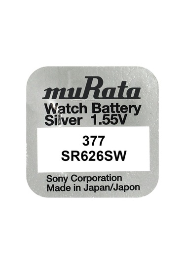 Murata 1 Adet Sr626Sw 377 Japon Malı Saat Pili