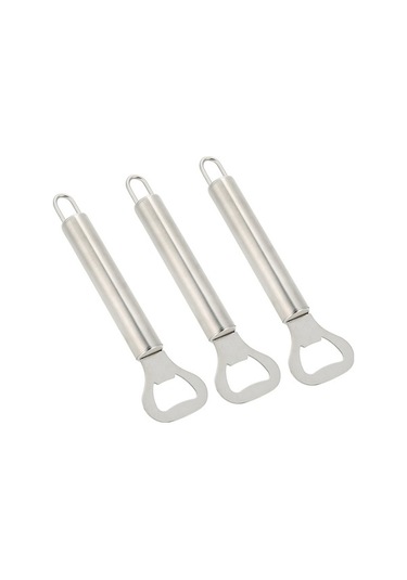 Electric 3'lü Paslanmaz Çelik Bira Açacağı Seti - Pratik, Taşınabilir Mutfak Aksesuarı, Kamp Ve Parti İçin Uygun