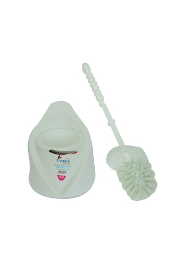 Zambak Plastik Muhafazalı Tuvalet Klozet Fırça Takımı Karışık Renk Zp 152