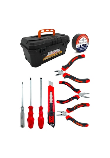 Moonshop 3 Lü Mini Pense Yan Keski Kargaburnu Set+3 Lü tornavida+